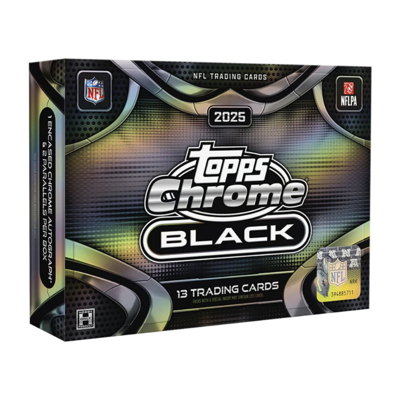resizingforshopify-2026-07-06T120548.567.png 2025 Topps Chrome Black Football Hobby 12 Box Case