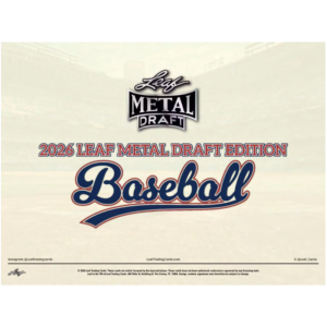 2026 Leaf Metal Draft Baseball Hobby Box